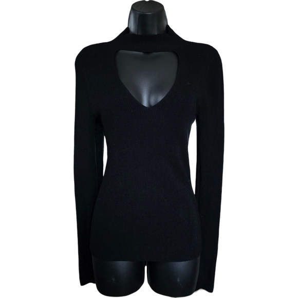 ☆Express Black Cutout Sweater☆ - Picture 1 of 2